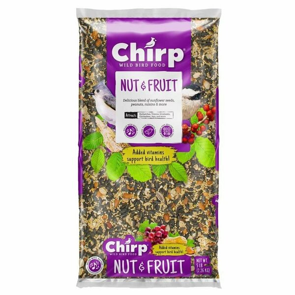 Chirp WILD BIRD FOOD FRUITS/NUTS 5LB 14977
